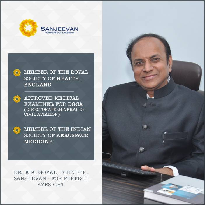 Dr. K.K. Goyal - Founder, Sanjeevan - For Perfect Eyesight.